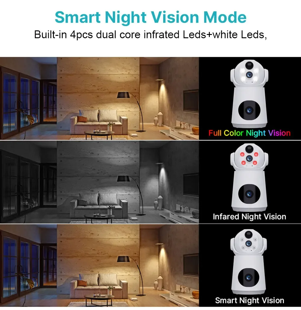 8MP 4K WiFi Camera Dual Lens Dual Screen Low Powered Battery indoor V380 Pro mini Camera Baby Monitor Night Vision Security CCTV