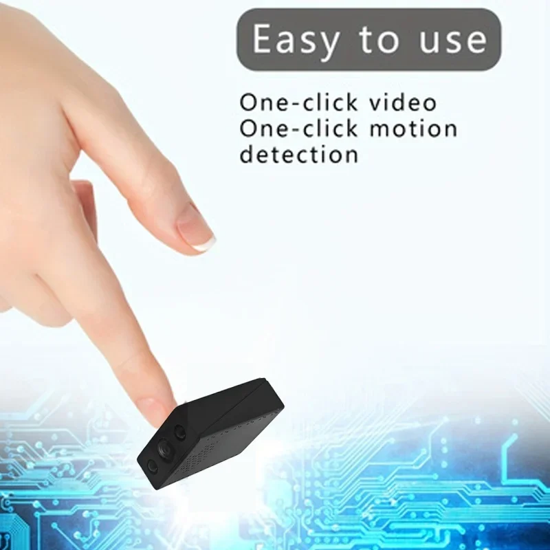 WiFi Security Camera 1080P 10X Zoom Mini Indoor Wireless Video Recorder Portable Protection Smart Home Monitoring Infants Pets