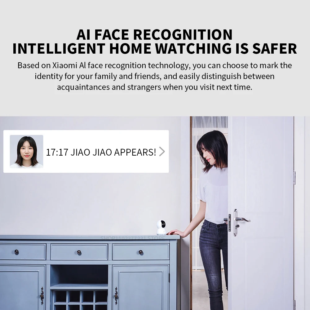 Original Xiaomi Smart Camera 2K 1296P HD 360 Angle Indoor Baby Security Monitor WIFI Night Webcam Video IP Camera Mi-Smart Home