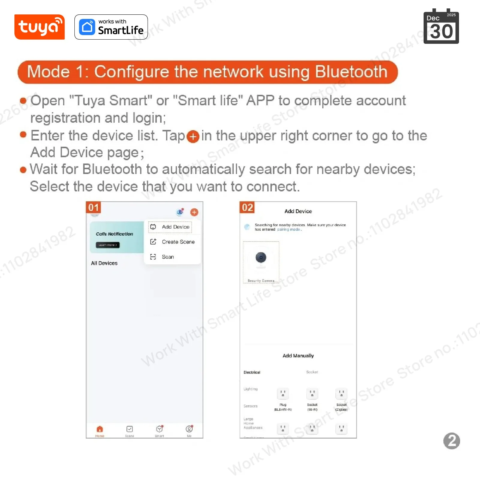 2.4G 3MP HD Tuya Smart E27 Security Camera for Home,Baby/Elder/Pet Camera 100-240V W/Phone App,Color Night Vision 2-Way Audio