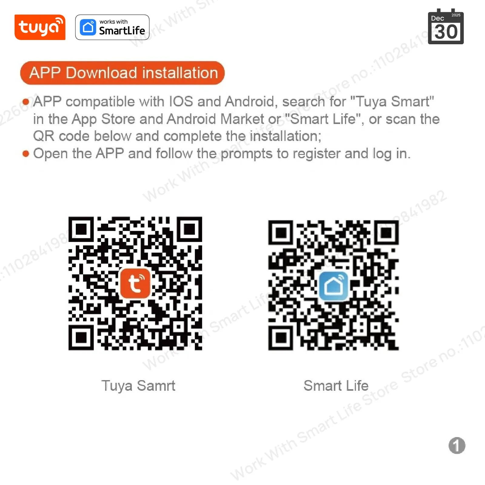 2.4G 3MP HD Tuya Smart E27 Security Camera for Home,Baby/Elder/Pet Camera 100-240V W/Phone App,Color Night Vision 2-Way Audio