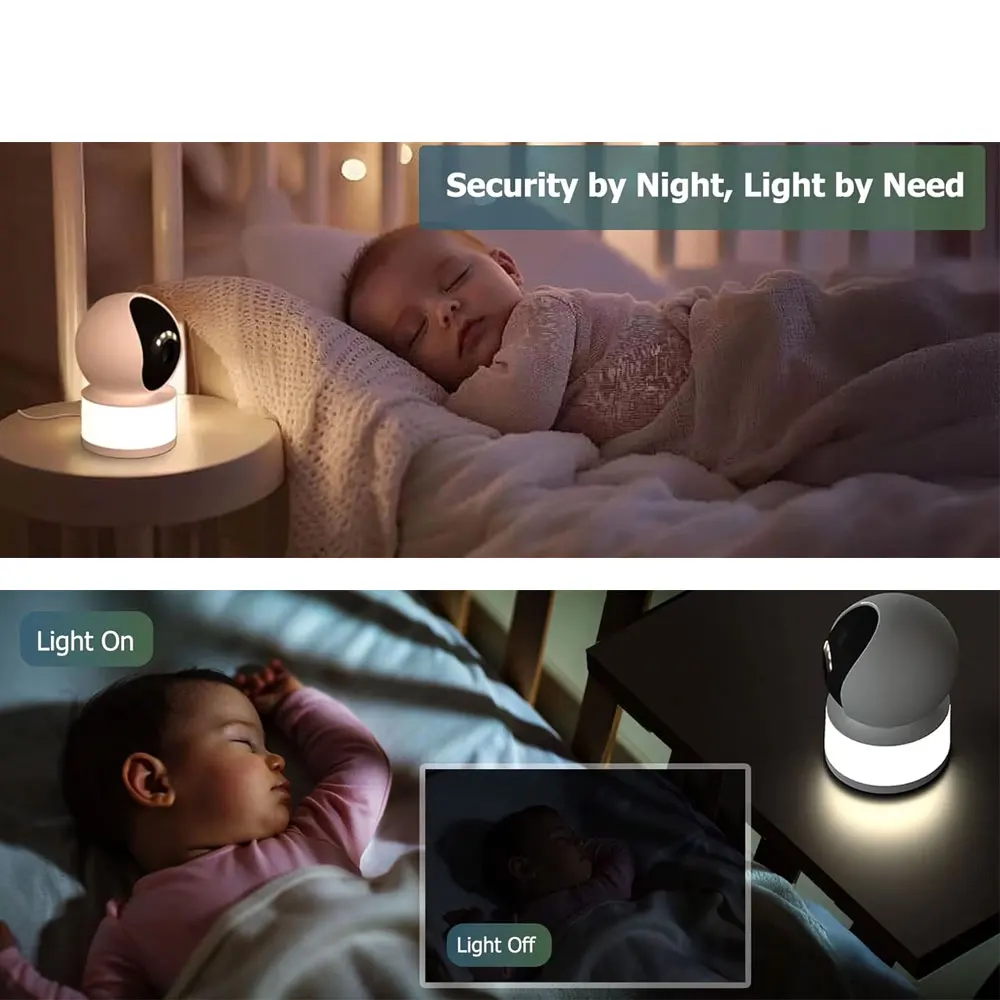 Tuya 5MP 2K PTZ Camera WiFi Indoor Security Baby Camera 340° Pan 2-Way Audio Night Vision Home Security CCTV Baby Pet Monitor