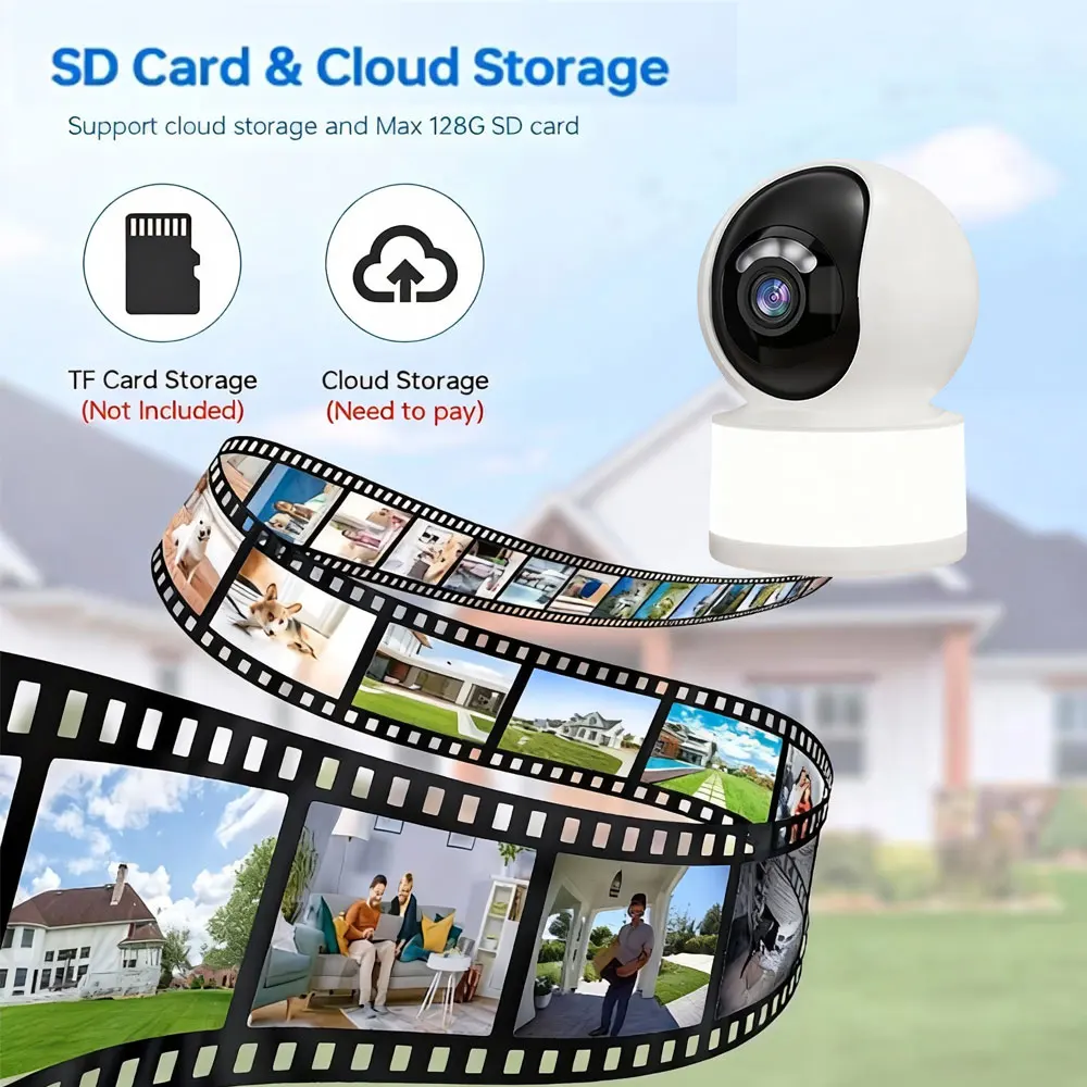 Tuya 5MP 2K PTZ Camera WiFi Indoor Security Baby Camera 340° Pan 2-Way Audio Night Vision Home Security CCTV Baby Pet Monitor