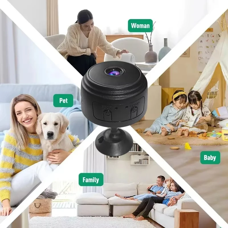 WiFi Mini Camera Wireless Monitoring Camera Voice Protection Recorder Security Monitoring Camera Smart Home For Infants And Pets