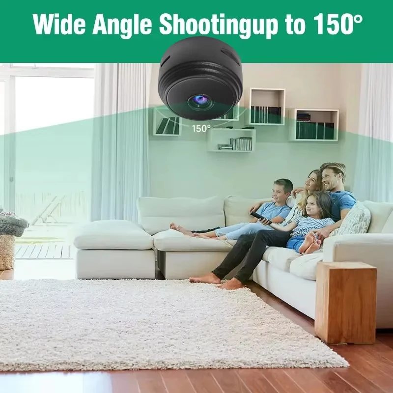 WiFi Mini Camera Wireless Monitoring Camera Voice Protection Recorder Security Monitoring Camera Smart Home For Infants And Pets