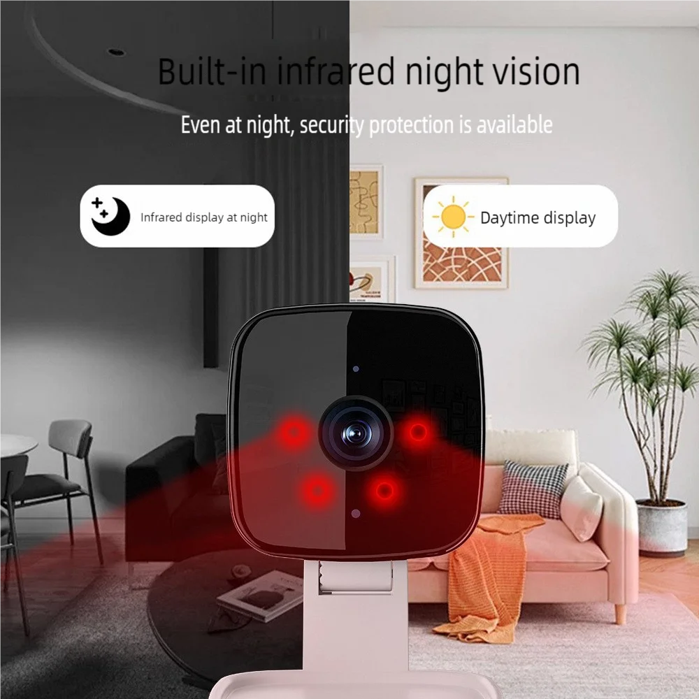 1080P Window WiFi Camera Two-Way Audio Full Color Night Vision Indoor Home Security Baby Monitor Through Window Camera