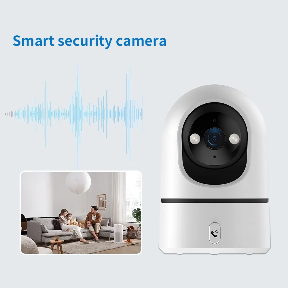 O-Kam Pro 5MP 2.4G/5G WiFi Indoor Baby Monitor Security Camera | One-Touch Call | Color Night Vision | Human Tracking | 355° PTZ