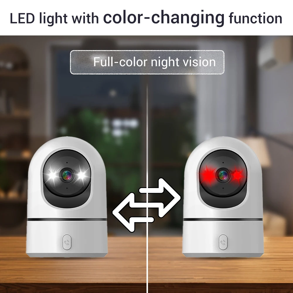 O-Kam Pro 5MP 2.4G/5G WiFi Indoor Baby Monitor Security Camera | One-Touch Call | Color Night Vision | Human Tracking | 355° PTZ