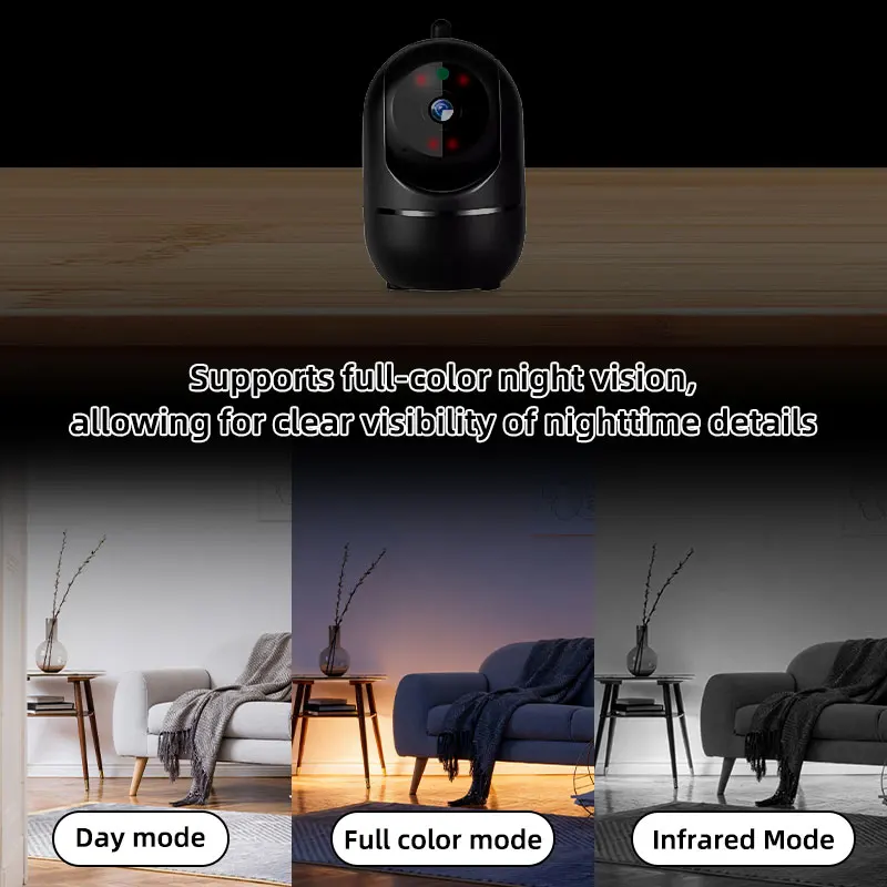 3MP Wireless WiFi Camera 1080P HD Indoor Outdoor Wireless Surveillance Camera with Two-Way Audio Baby Monitor Pet Dog Camera