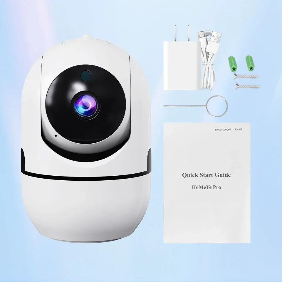 8MP WiFi Camera Smart Home Indoor Wireless IP Surveillance Camera AI Detect Automatic Tracking Security Baby Monitor