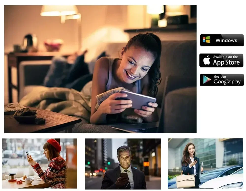 5MP Video PTZ Camera With One-Click Call Button Auto Tracking Full Color Night Vision Home Security Monitor for Elderly & Baby