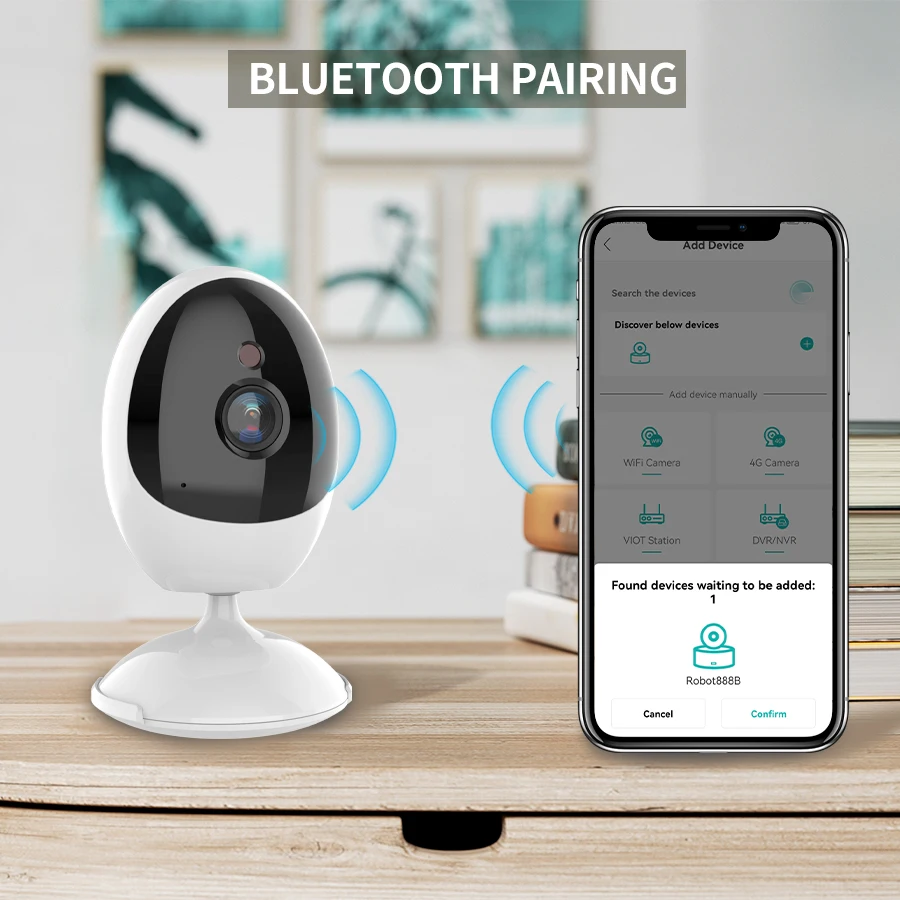 BerryI Iot 2MP Security Protection WIFI Indoor Baby Pet Night Vision Monitoring Mini Camera Human Detection Two-Way Audio ICSEE