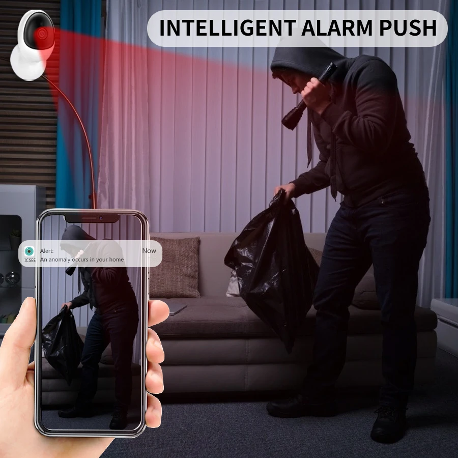 BerryI Iot 2MP Security Protection WIFI Indoor Baby Pet Night Vision Monitoring Mini Camera Human Detection Two-Way Audio ICSEE