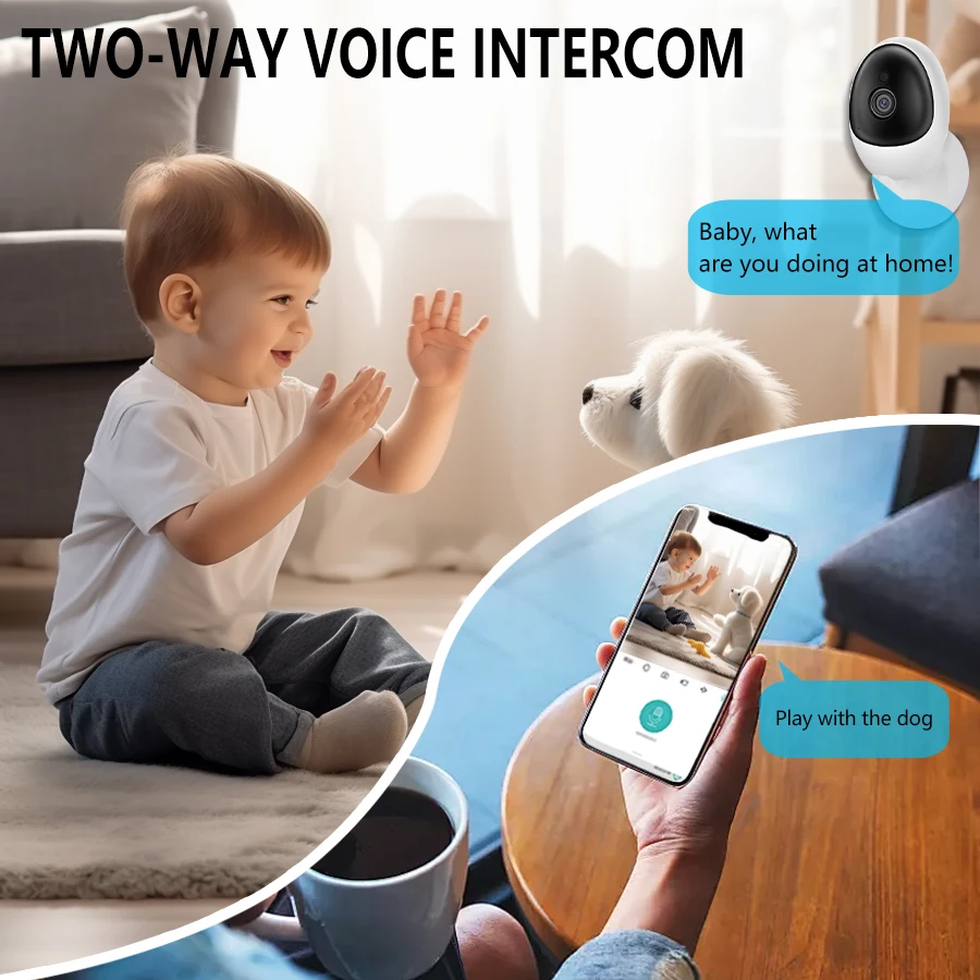 BerryI Iot 2MP Security Protection WIFI Indoor Baby Pet Night Vision Monitoring Mini Camera Human Detection Two-Way Audio ICSEE