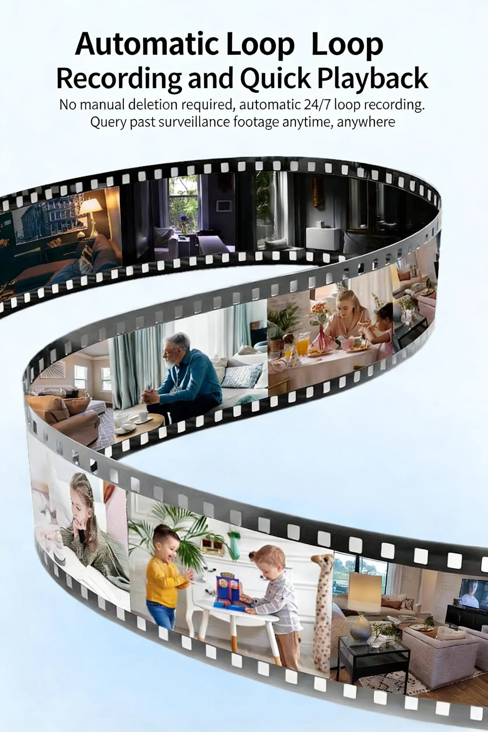 1080P Wifi IP Camera CCTV Surveillance CameraIndoor And Outdoor Waterproof 2MP Mini Camera Night Smart Home Baby Monitor ﻿