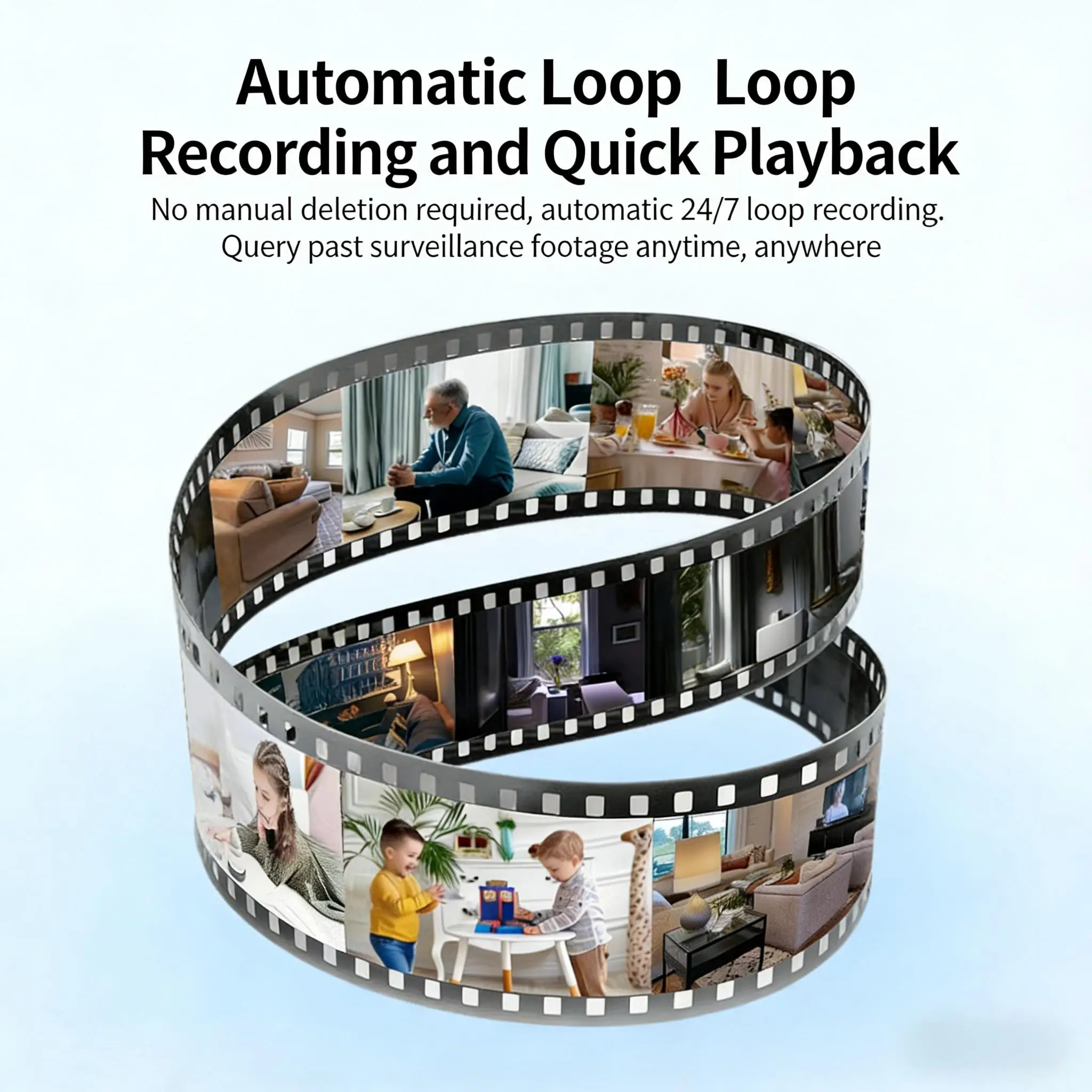 1080P Wifi IP Camera CCTV Surveillance CameraIndoor And Outdoor Waterproof 2MP Mini Camera Night Smart Home Baby Monitor ﻿