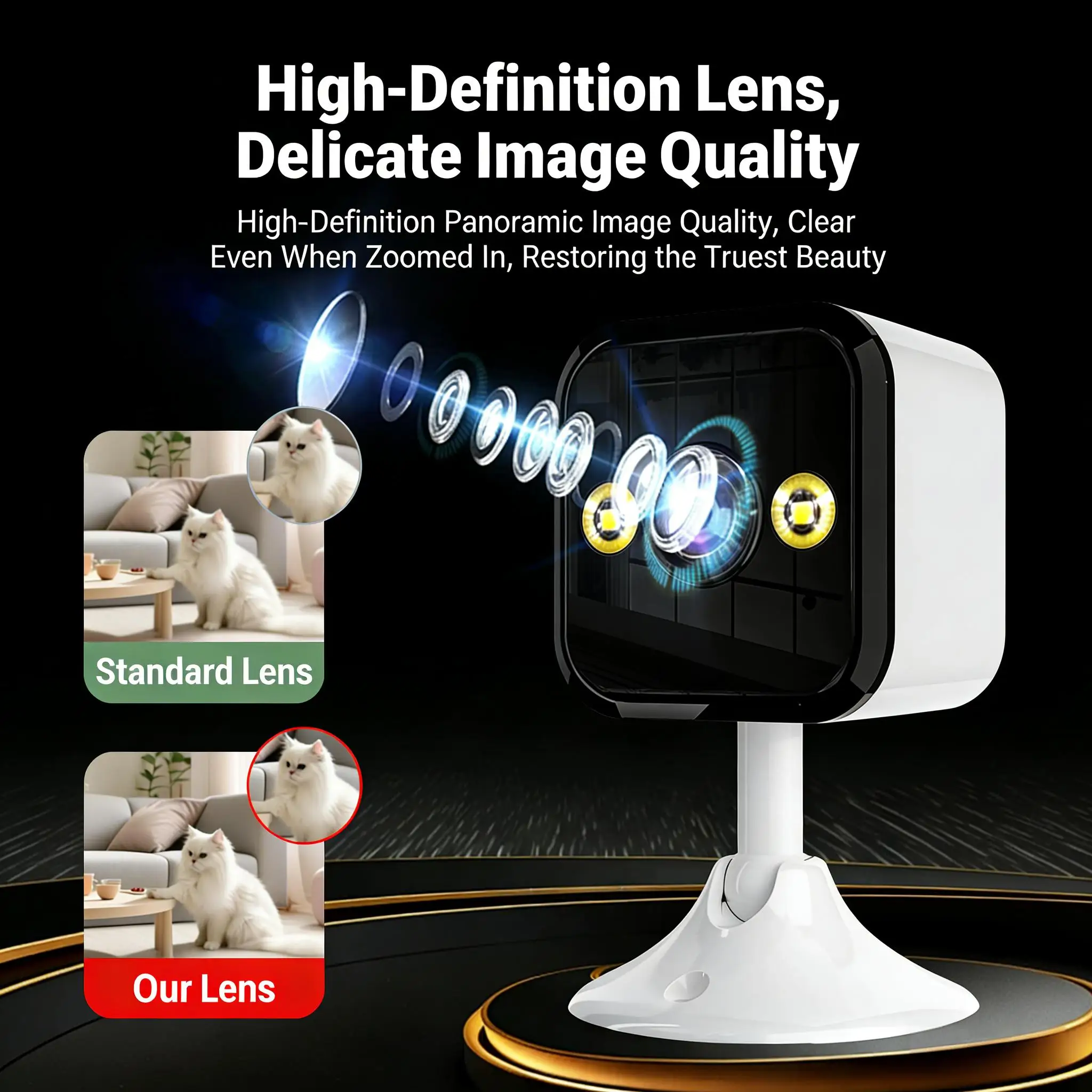 1080P Wifi IP Camera CCTV Surveillance CameraIndoor And Outdoor Waterproof 2MP Mini Camera Night Smart Home Baby Monitor ﻿