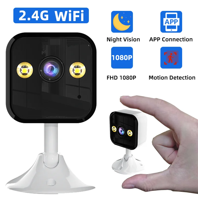 1080P Wifi IP Camera CCTV Surveillance CameraIndoor And Outdoor Waterproof 2MP Mini Camera Night Smart Home Baby Monitor ﻿