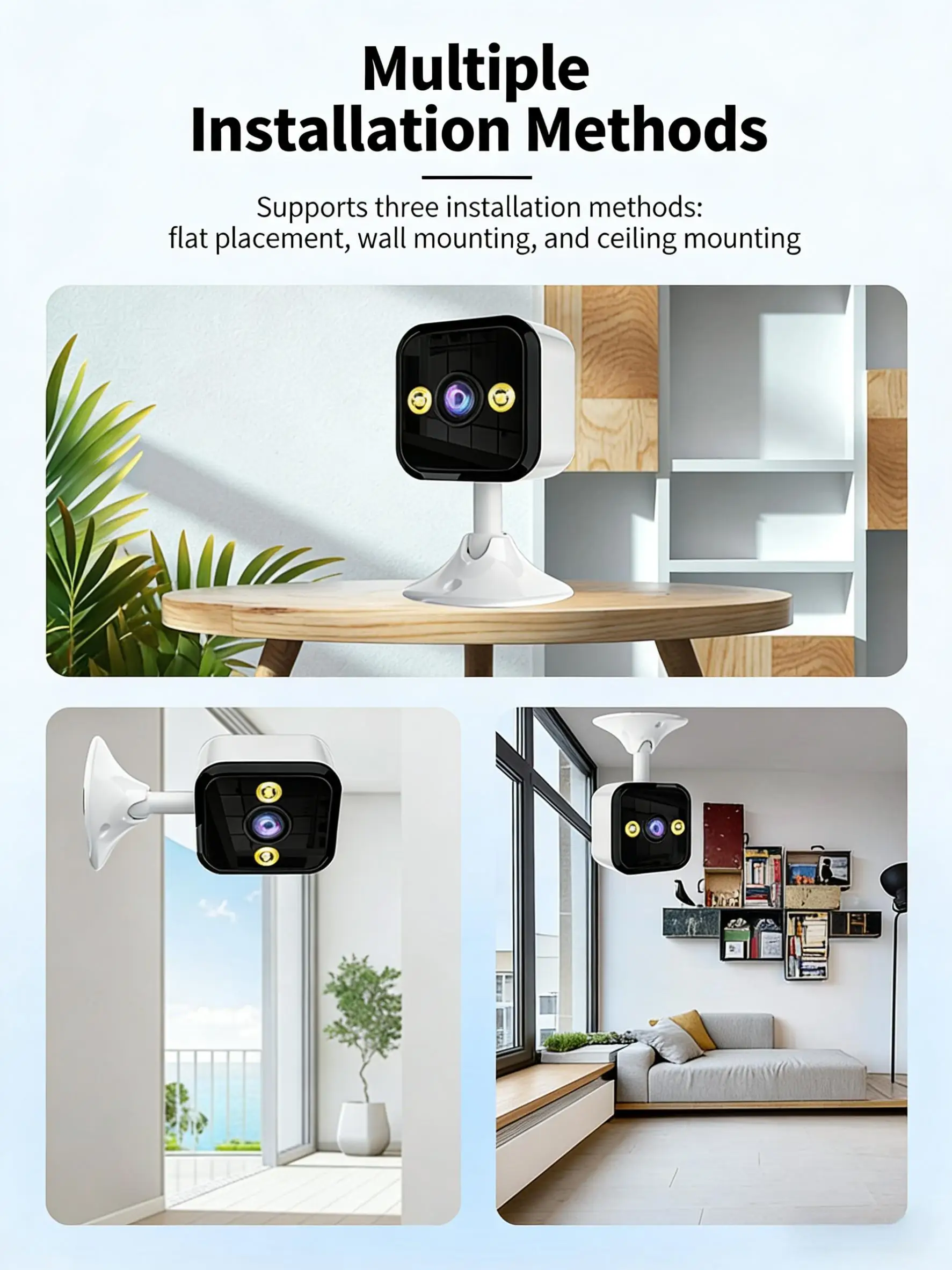 1080P Wifi IP Camera CCTV Surveillance CameraIndoor And Outdoor Waterproof 2MP Mini Camera Night Smart Home Baby Monitor ﻿