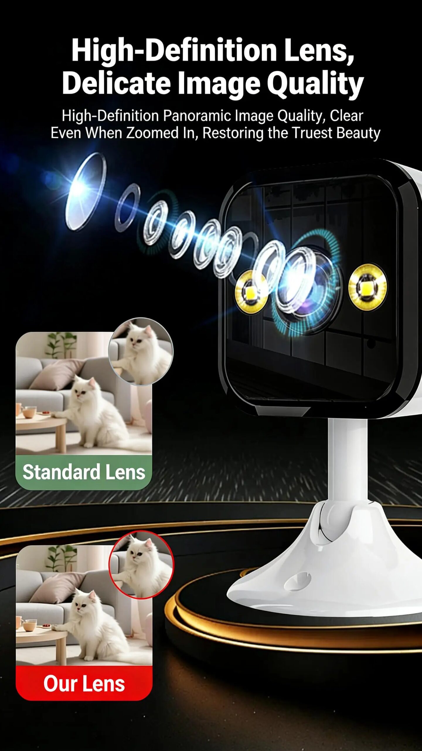 1080P Wifi IP Camera CCTV Surveillance CameraIndoor And Outdoor Waterproof 2MP Mini Camera Night Smart Home Baby Monitor ﻿