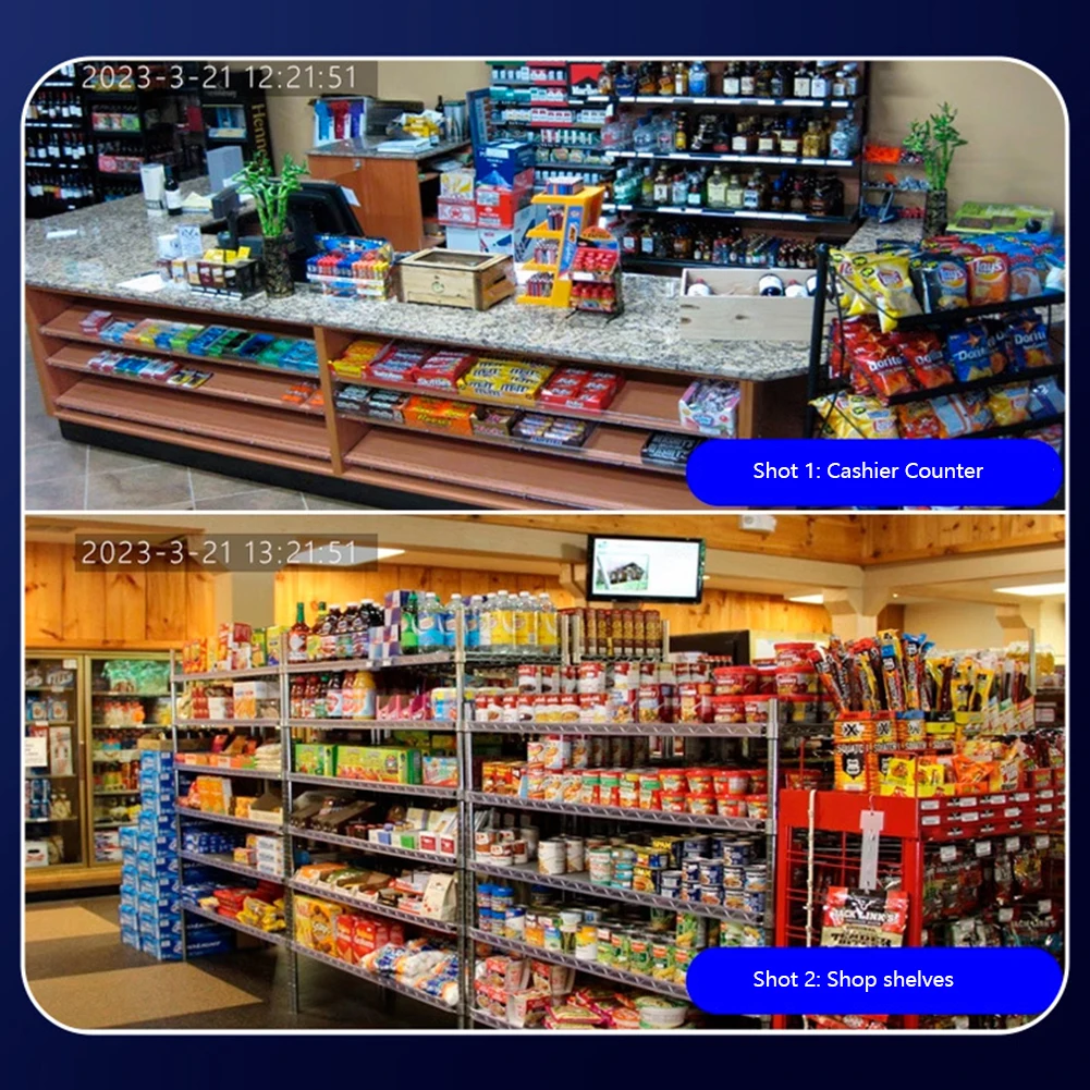 WIFI Dual Lens Robot Camera Dual Screen Monitoring 1080P HD AI Security Surveillance Camera Auto Tracking Baby Pets Monitor