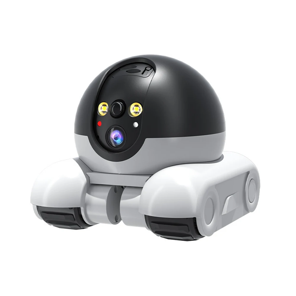 WIFI Dual Lens Robot Camera Dual Screen Monitoring 1080P HD AI Security Surveillance Camera Auto Tracking Baby Pets Monitor