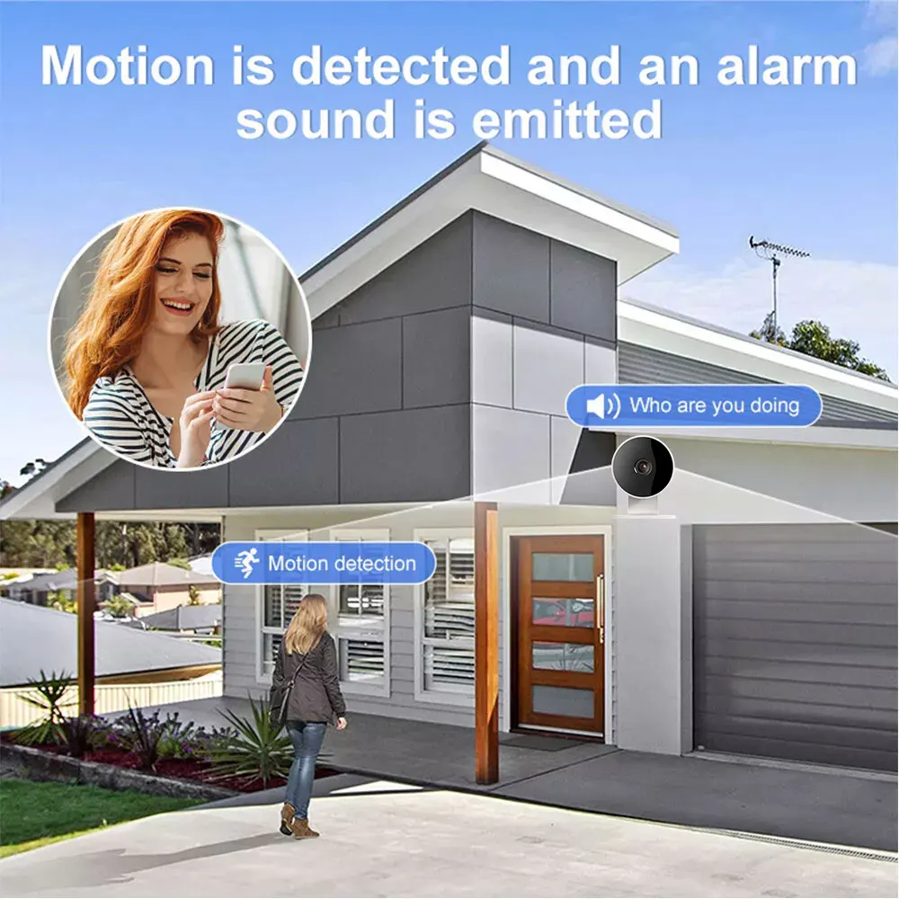 Tuya Smart 5MP Wifi Smart Home Security Camera 2K HD Indoor Infrared Night Vision with AI Motion Tracking for Baby & Pet Monitor