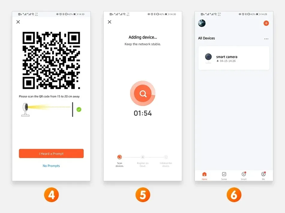 Tuya Smart 5MP Wifi Smart Home Security Camera 2K HD Indoor Infrared Night Vision with AI Motion Tracking for Baby & Pet Monitor