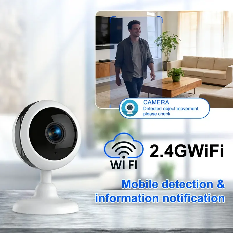 TERUHAL Smart Wi-Fi Smart Home Security Camera 3MP, HD,Real-time APP Alerts, 2-Way Audio, with Motion Tracking for Baby & Pet
