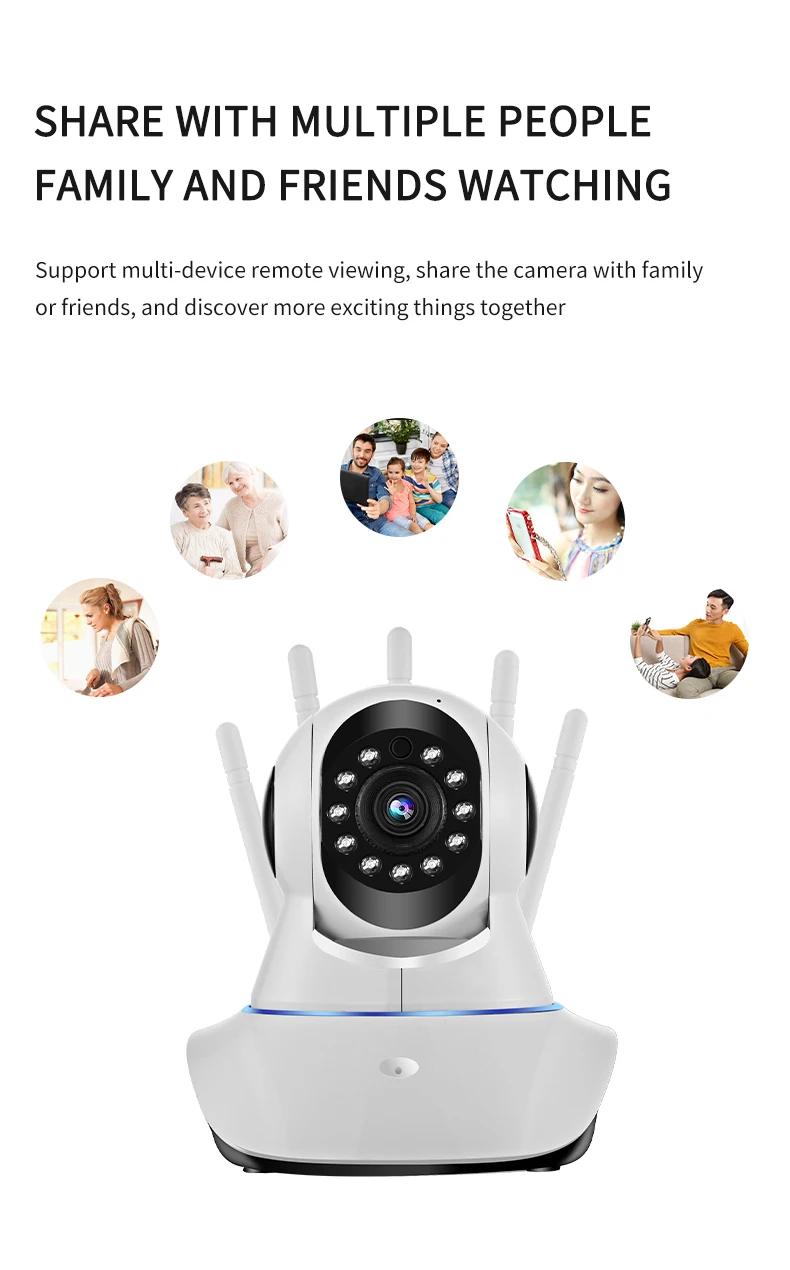 2.4G WIFI IP Camera Smart Home Two Way Audio Pan Tilt 1080P Wireless Security Surveillance Indoor CCTV Camera Baby Monitor 2.4G WIFI IP Camera Smart Home Two Way Audio Pan Tilt 1080P Wireless Security Surveillance Indoor CCTV Camera Baby Monitor