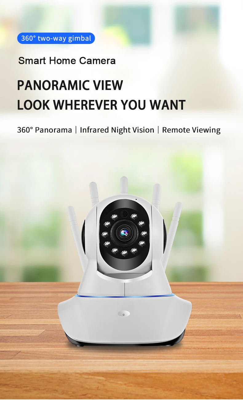 2.4G WIFI IP Camera Smart Home Two Way Audio Pan Tilt 1080P Wireless Security Surveillance Indoor CCTV Camera Baby Monitor 2.4G WIFI IP Camera Smart Home Two Way Audio Pan Tilt 1080P Wireless Security Surveillance Indoor CCTV Camera Baby Monitor
