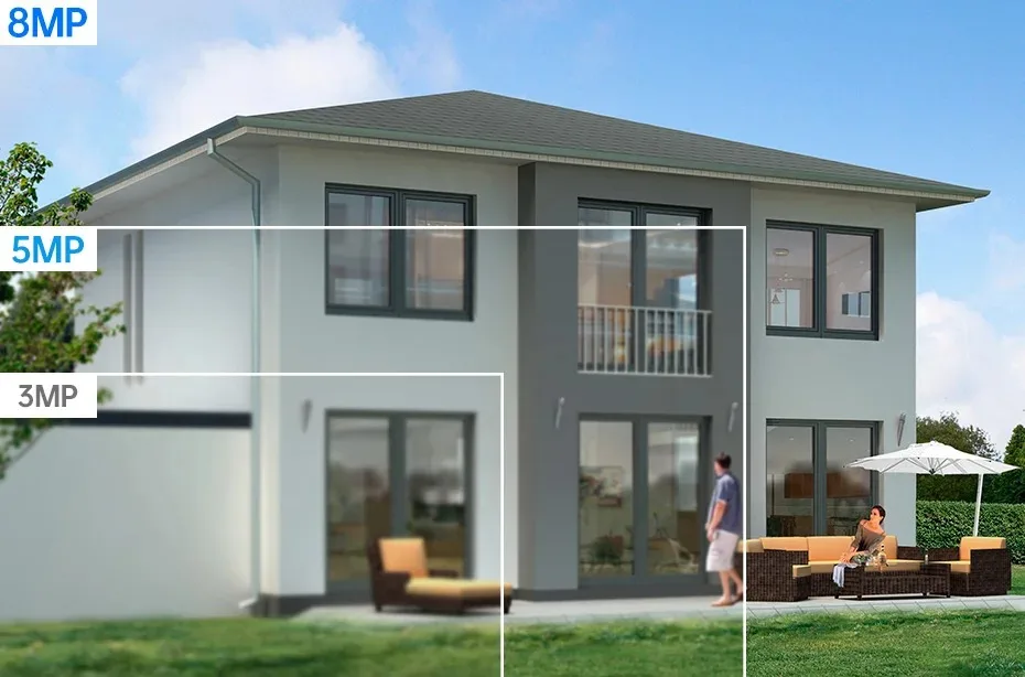 Tuya  4K 8MP HD WiFi Camera Indoor  Dual Screen Baby Monitor Color Night Vision Camera  PTZ Auto Tracking Home Security Camera