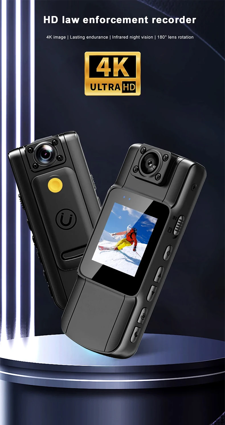 4K HD WiFi Mini Camera Portable Digital Video Recorder Cycling BodyCam Infrared Night Vision Police Camera Small Bike Camcorder 4K HD WiFi Mini Camera Portable Digital Video Recorder Cycling BodyCam Infrared Night Vision Police Camera Small Bike Camcorder