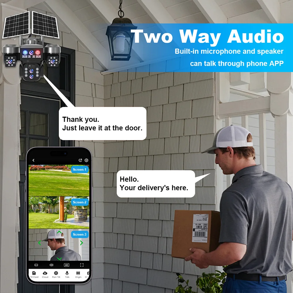 V380 4G Outdoor Solar Surveillance Camera-Optical Zoom Home Surveillance Cameras for Night Vision V380 4G Outdoor Solar Surveillance Camera-Optical Zoom Home Surveillance Cameras for Night Vision