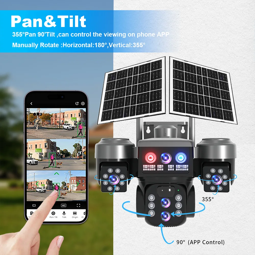 V380 4G Outdoor Solar Surveillance Camera-Optical Zoom Home Surveillance Cameras for Night Vision V380 4G Outdoor Solar Surveillance Camera-Optical Zoom Home Surveillance Cameras for Night Vision