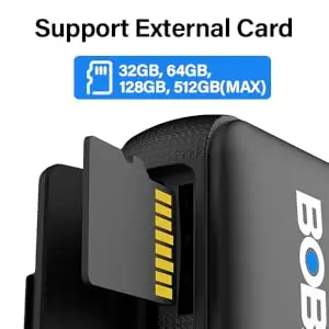 BOBLOV A23 Body Camera 64GB 1080P HD with Night Vision, 180° Rotatable Lens & 2200mAh Battery (9Hrs) for Security, Outdoor