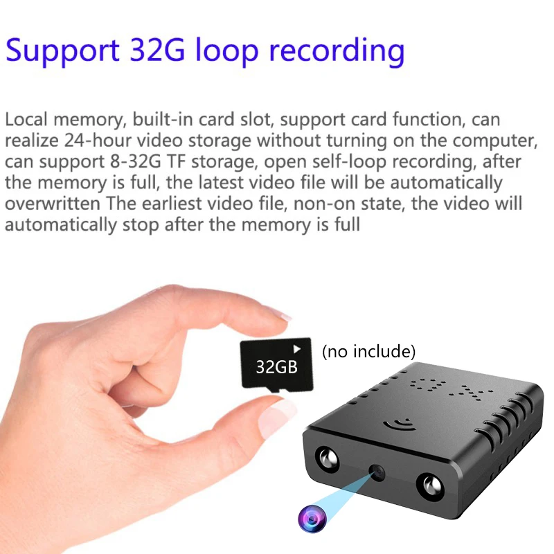 Full HD 1080P Mini Camera XD Infrared Night Vision Camera  Motion Detection Security Camcorder Sport WIFI Video Recorder