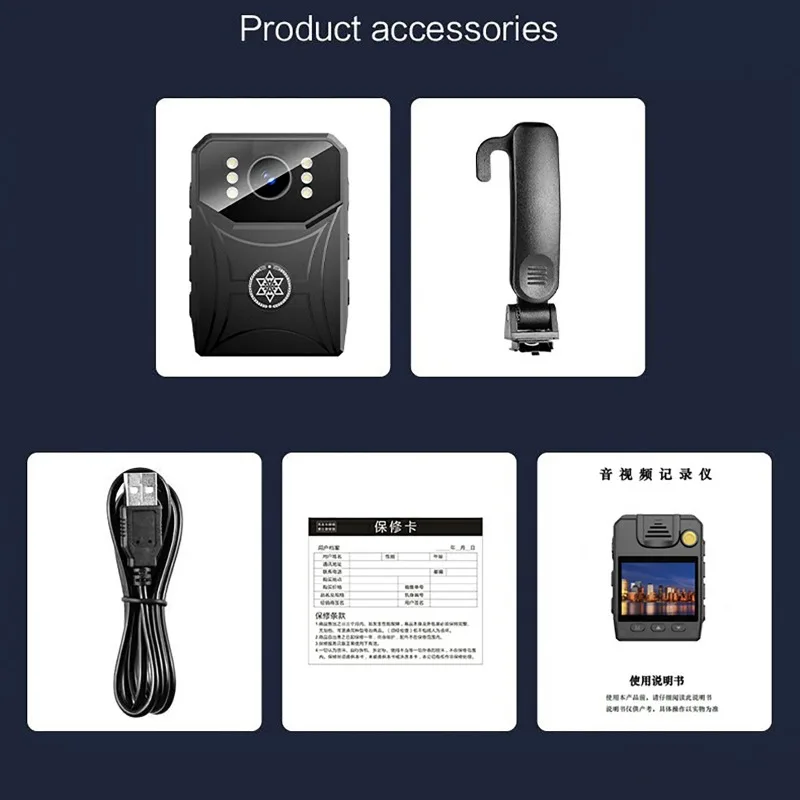 Mini 4K HD Cameras with WIFi 3000mAh Digtal Video Recorder with IPS Screen Night Vision Police Body Camera Portable Camcorder Mini 4K HD Cameras with WIFi 3000mAh Digtal Video Recorder with IPS Screen Night Vision Police Body Camera Portable Camcorder