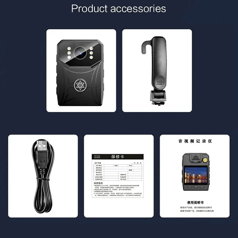 Mini 4K HD Cameras with WIFi 3000mAh Digtal Video Recorder with IPS Screen Night Vision Police Body Camera Portable Camcorder Mini 4K HD Cameras with WIFi 3000mAh Digtal Video Recorder with IPS Screen Night Vision Police Body Camera Portable Camcorder