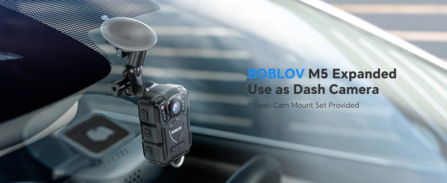 BOBLOV M5 2K Body Camera , 4200mAh 15Hrs Recording, GPS & IP67 Waterproof, Dashcam Suction Mount for Law Enforcement/Security BOBLOV M5 2K Body Camera , 4200mAh 15Hrs Recording, GPS & IP67 Waterproof, Dashcam Suction Mount for Law Enforcement/Security