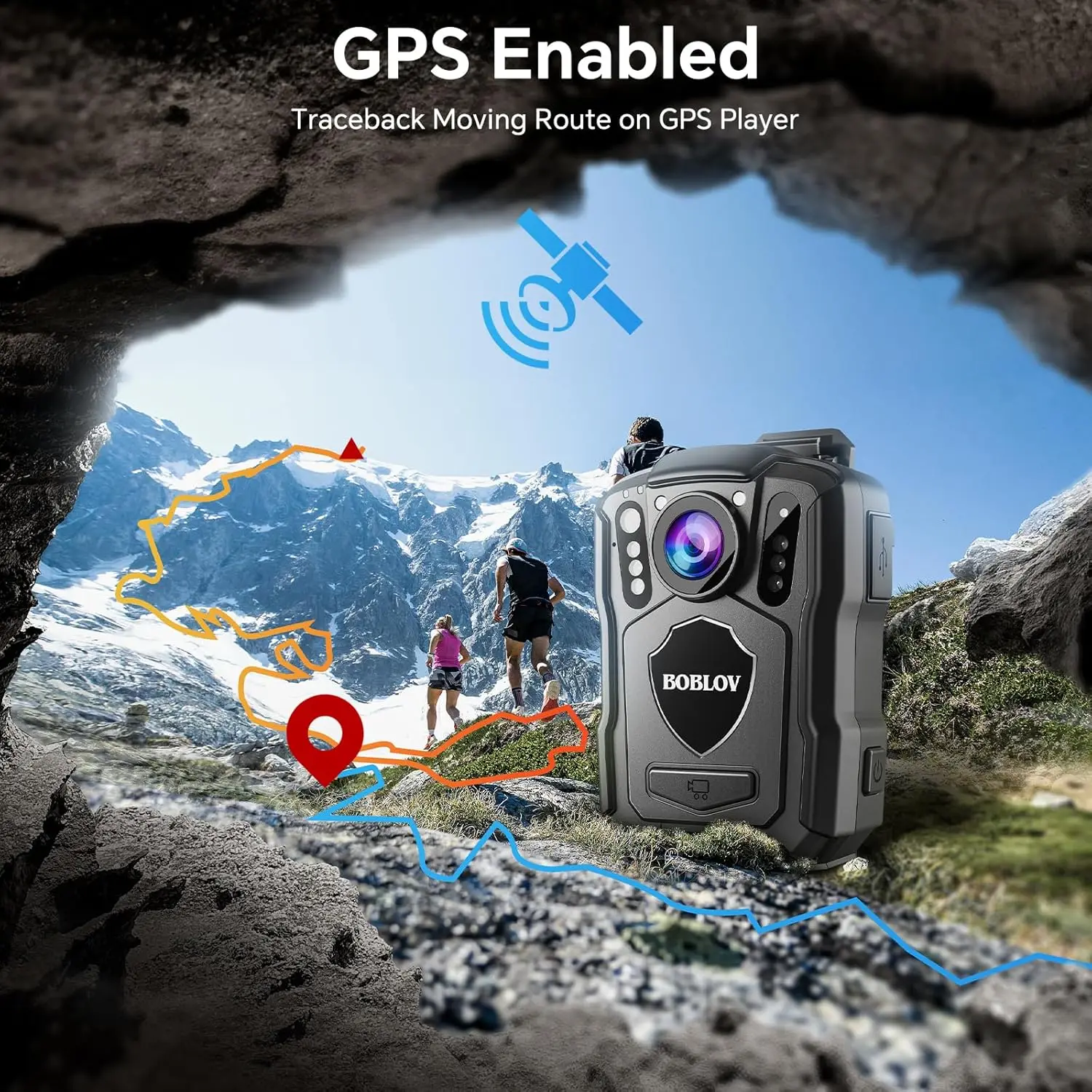 BOBLOV M5 2K Body Camera , 4200mAh 15Hrs Recording, GPS & IP67 Waterproof, Dashcam Suction Mount for Law Enforcement/Security BOBLOV M5 2K Body Camera , 4200mAh 15Hrs Recording, GPS & IP67 Waterproof, Dashcam Suction Mount for Law Enforcement/Security