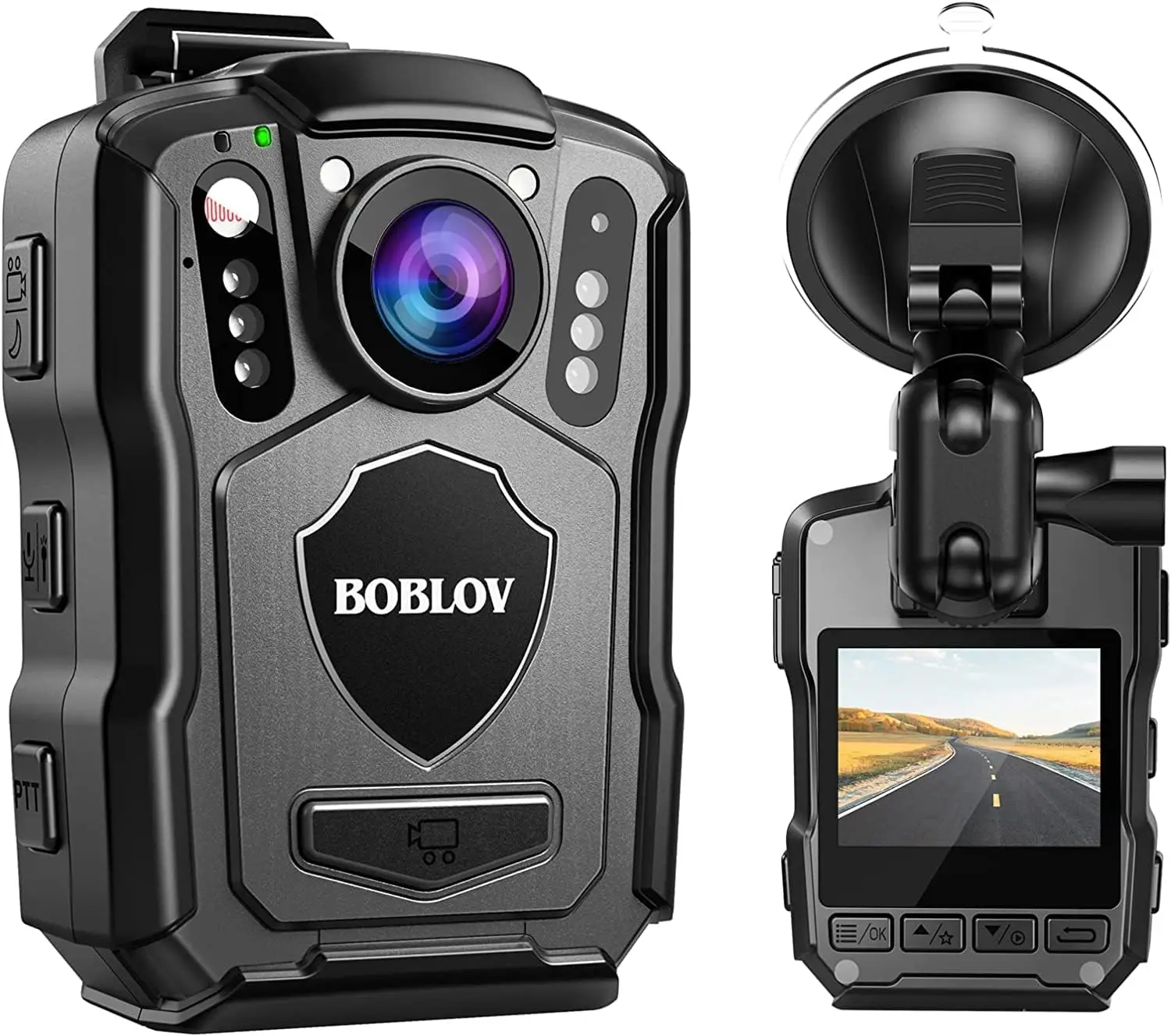 BOBLOV M5 2K Body Camera , 4200mAh 15Hrs Recording, GPS & IP67 Waterproof, Dashcam Suction Mount for Law Enforcement/Security BOBLOV M5 2K Body Camera , 4200mAh 15Hrs Recording, GPS & IP67 Waterproof, Dashcam Suction Mount for Law Enforcement/Security