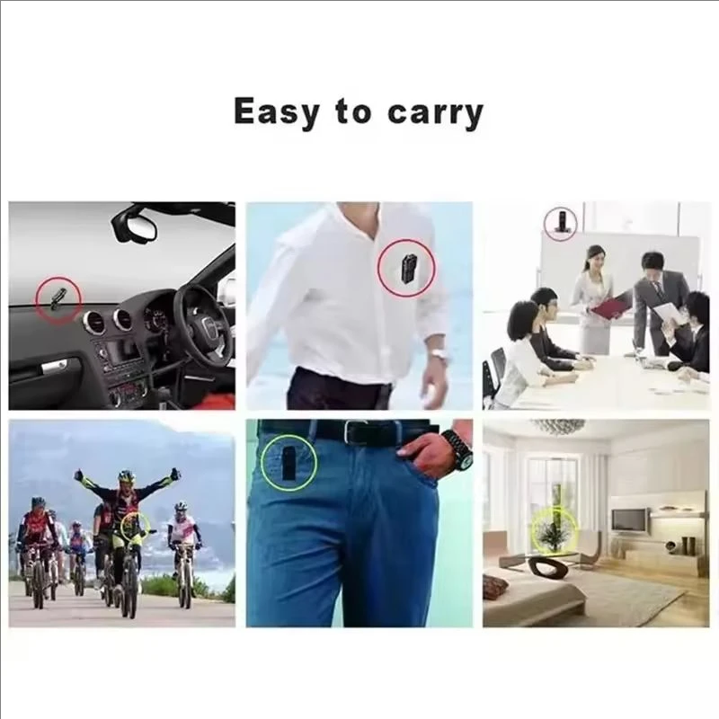 Portable Mini HD DV Camera Body Camcorder Mount Video Recorder Nanny Security Cam Sports DVR Webcam for Home Office Security