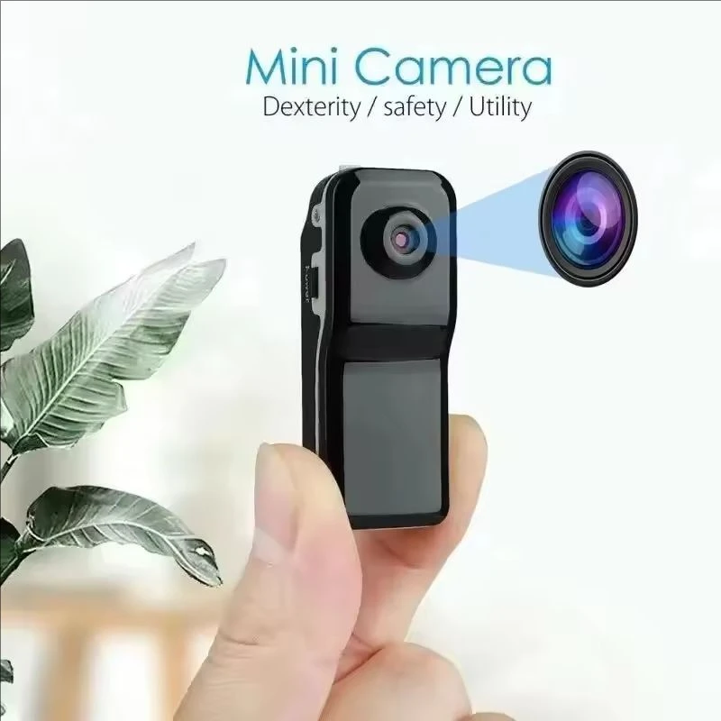 Portable Mini HD DV Camera Body Camcorder Mount Video Recorder Nanny Security Cam Sports DVR Webcam for Home Office Security