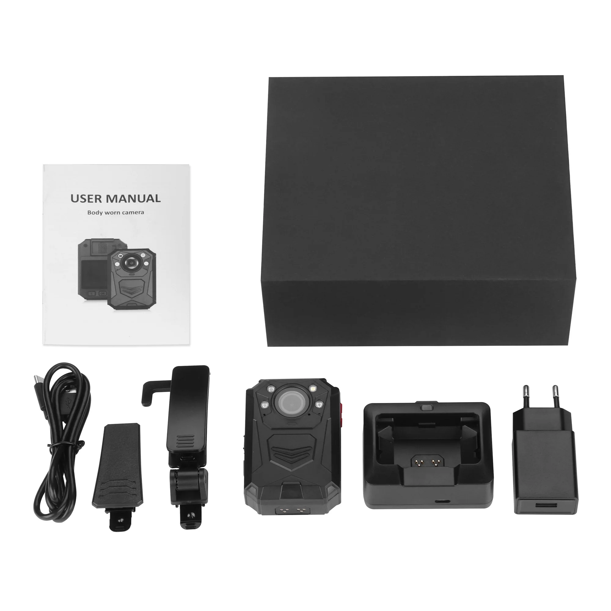 Compact 1512P Body Worn Camera with GPS, night vision and Low Light Recording Compliant with Standards