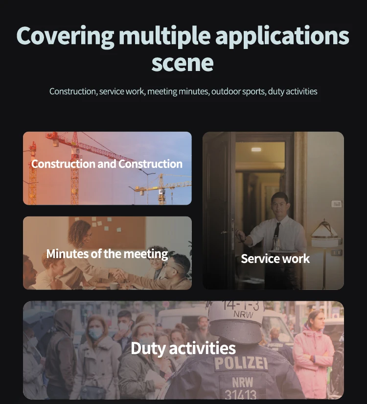 PHILIPS Original Body Worn Camera 1080P Night Vision VTR8003 Video Recording Equipment