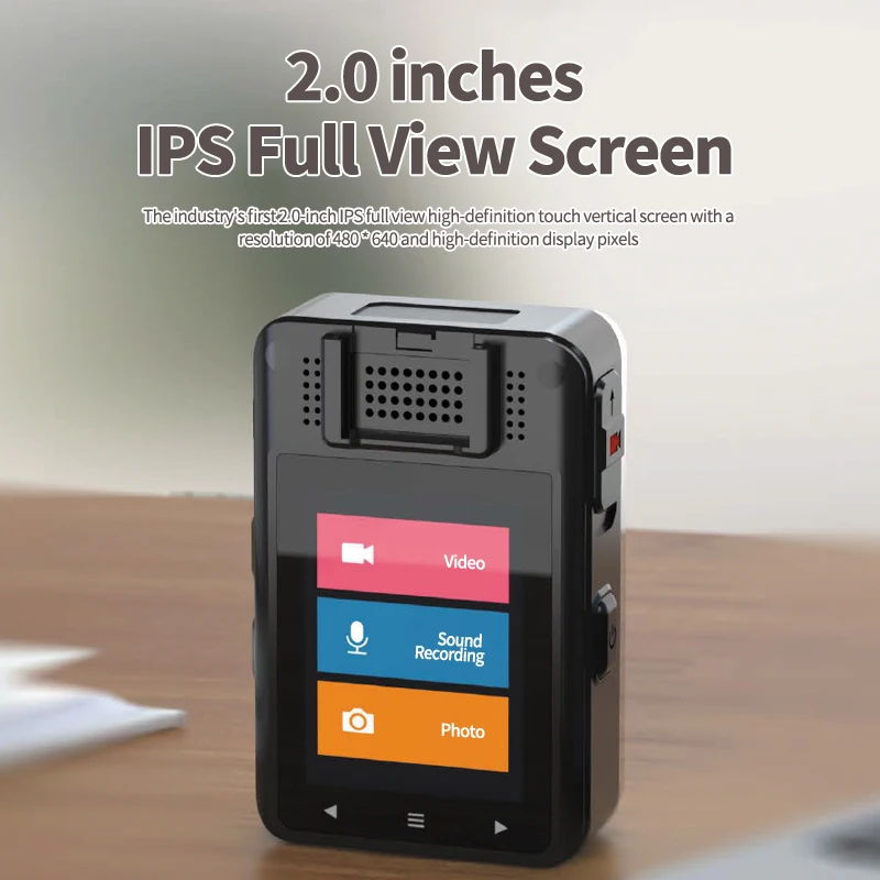 PHILIPS Original Body Worn Camera 1080P Night Vision VTR8003 Video Recording Equipment