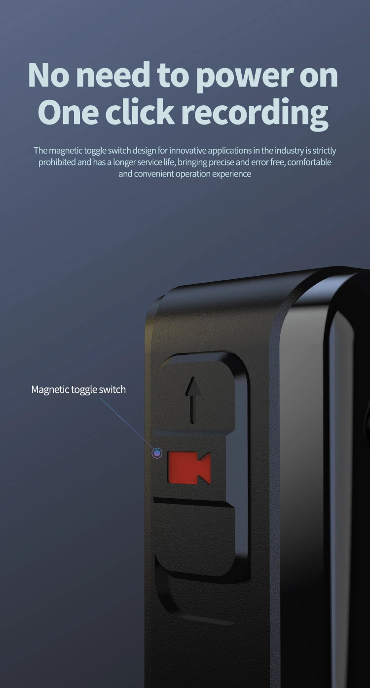 PHILIPS Original Body Worn Camera 1080P Night Vision VTR8003 Video Recording Equipment