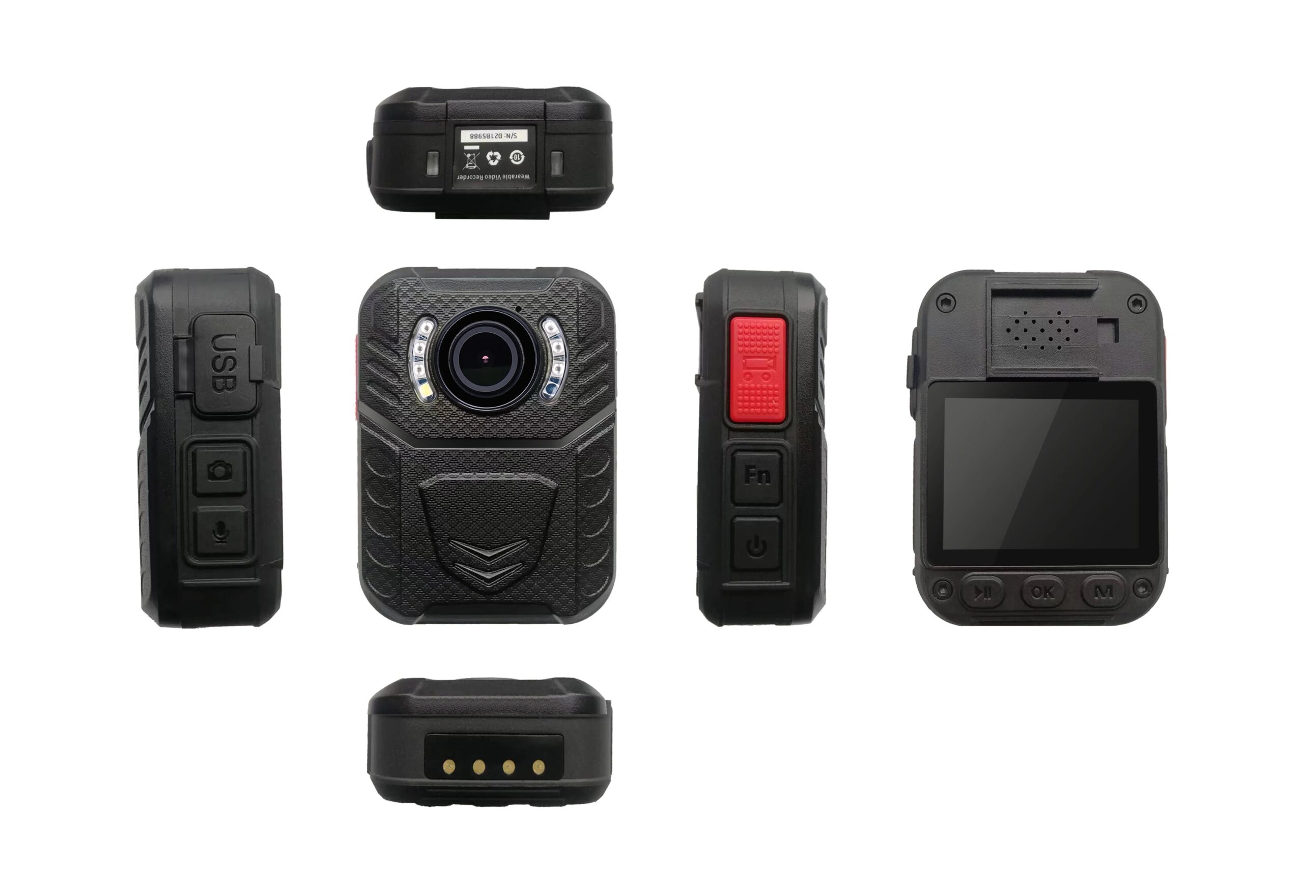 Mini  Body Camera with Audio 2K Night Vision Mini Size and Worn Design