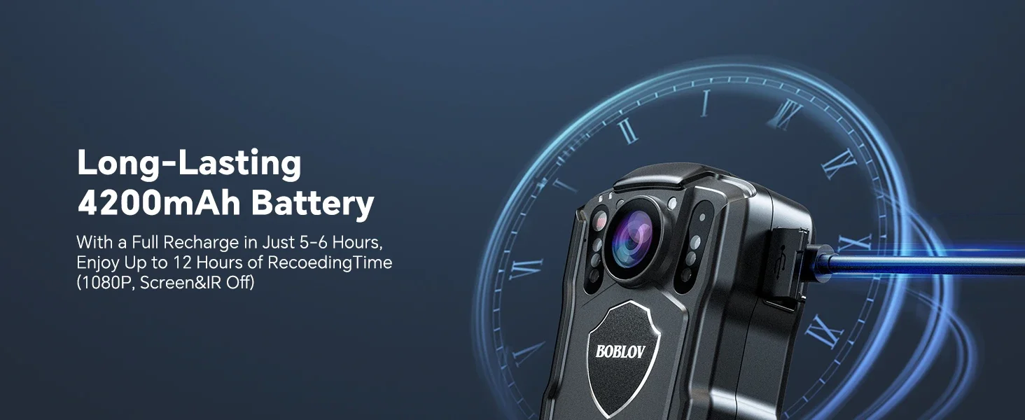BOBLOV 2K Body Worn Camera 4200mAh Battery 15Hrs Recording GPS IP67 Waterproof Dashcam Suction Mount Law Enforcement Security BOBLOV 2K Body Worn Camera 4200mAh Battery 15Hrs Recording GPS IP67 Waterproof Dashcam Suction Mount Law Enforcement Security